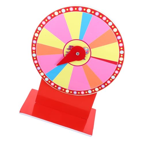 JOINPAYA Plattenspieler Unterricht Roulette Rad Partei Liefert Rad Spiel Prop Drehbare Rad Spiel Rad Brettspiel Rad Brettspiel Plattenspieler DIY Rad PVC von JOINPAYA