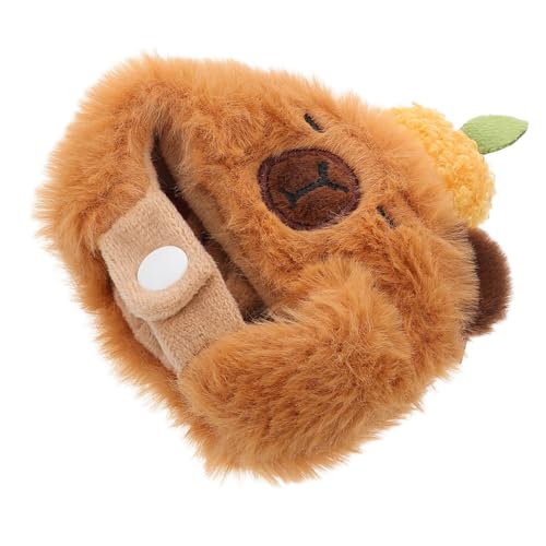 JOINPAYA Plüsch kapibarakopf Hut für Puppen Weiches Cosplay Tierkostüm Niedliche Kuscheltiere Mütze Puppenkleidung Anhänger Halloween Party Accessoire JOINPAYA Plüsch kapibarakopf Hut für Puppen Weiches Cosplay Tierkostüm Niedliche Kuscheltiere Mütze Puppenkleidung Anhänger Halloween Party Accessoire von JOINPAYA