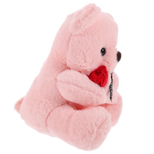 JOINPAYA Plüschbär mit Rosenbouquet Weiches Kuscheltier für Valentinstag Tragbarer Komfortabler für Freundin Dekoratives Stofftier für Sofa Schlafzimmer JOINPAYA Plüschbär mit Rosenbouquet Weiches Kuscheltier für Valentinstag Tragbarer Komfortabler für Freundin Dekoratives Stofftier für Sofa Schlafzimmer von JOINPAYA