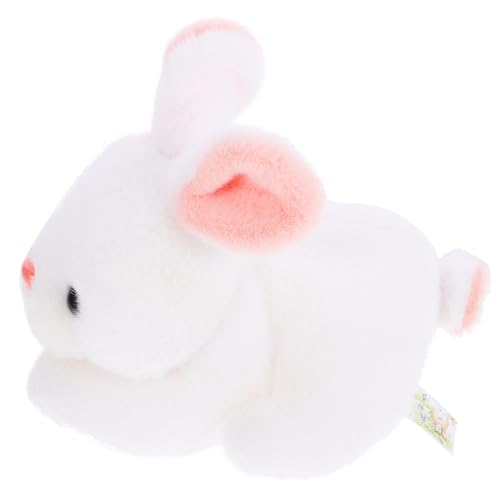 JOINPAYA Plüschhase Kuscheltier für Hasen Stoffhäschen Cuddly Bunny Plüschkaninchen kleines Kuscheltier Hase Stoffhase PP Baumwolle Weiß von JOINPAYA