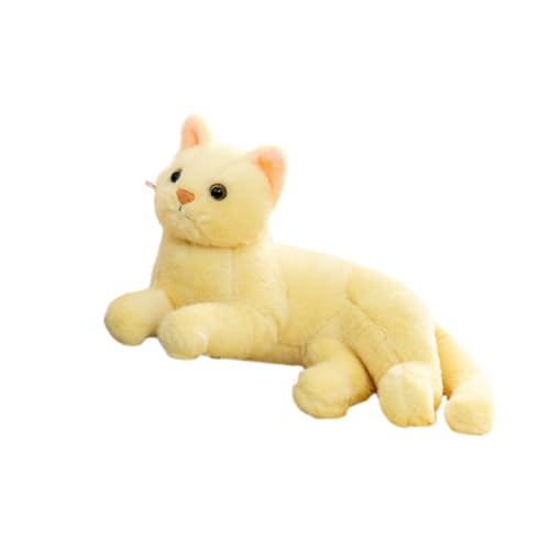 JOINPAYA Plüschkatze Kuscheltier Gelb Weiches Stofftier Niedliche Katzenpuppe Dekoration für Kinderzimmer Sofa und Auto Junge Mädchen JOINPAYA Plüschkatze Kuscheltier Gelb Weiches Stofftier Niedliche Katzenpuppe Dekoration für Kinderzimmer Sofa und Auto Junge Mädchen von JOINPAYA