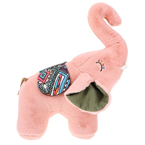 JOINPAYA Plüschpuppe Mini-Spielzeug -stofftier Welpenspielzeug Meerschweinchenspielzeug Für Kinder Elefantenspielzeug Elefant Plüschtier Mini Plüschtier Für Kinder Pp Baumwolle Rosa von JOINPAYA