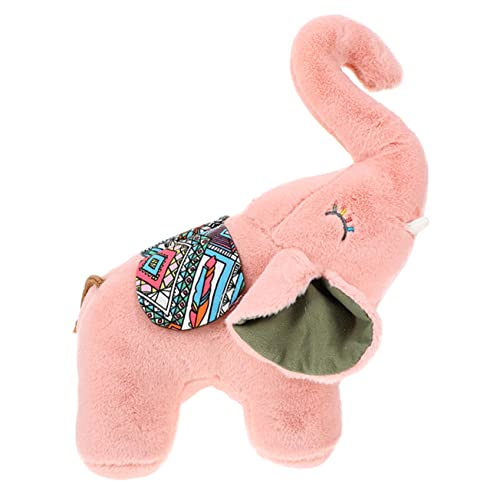 JOINPAYA Plüschpuppe für den einzug Spielzeug für Kinder ottifanten Weihnachten Mikrospielzeug Tiere Spielzeug Kuscheltiere Plüsch Gefüllter Elefant Plüsch groß PP Baumwolle Rosa von JOINPAYA