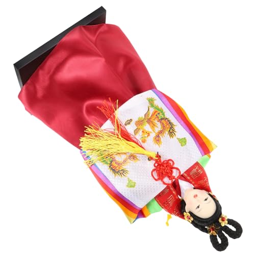 JOINPAYA Puppe im koreanischen Stil Antike koreanische Puppe Kimono-Puppenfigur koreanischer Hanbok Sammelbare Hanbok-Puppenfigur Dekoration koreanische Hanbok-Puppe Seidentuch von JOINPAYA