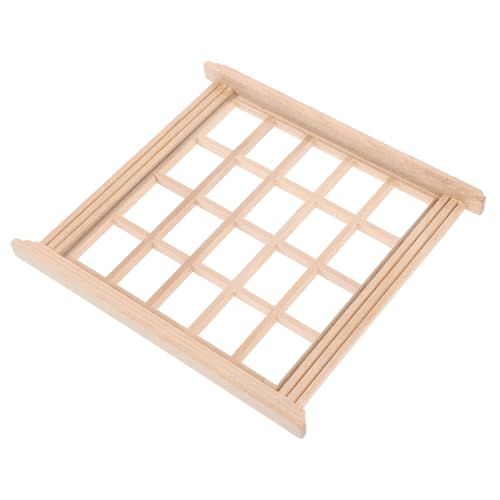 JOINPAYA Puppenhaus Zubehör Fächer Fensterrahmen Robust Dekoratives Puppenhaus Möbel DIY Fensterornament JOINPAYA Puppenhaus Zubehör Fächer Fensterrahmen Robust Dekoratives Puppenhaus Möbel DIY Fensterornament von JOINPAYA