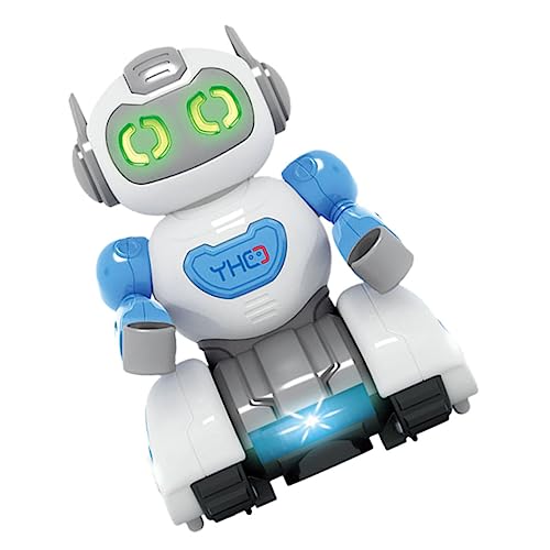 JOINPAYA Roboter Robots for kinderrobotor feurzeug Robot Uhr zugumzug Toys for luhter Amusement robotik Raumschiff Puppe Junge Auto Plastik Weiß von JOINPAYA