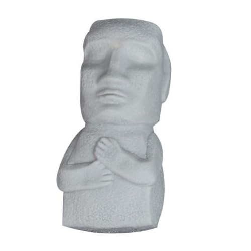 JOINPAYA Rock Man Prise Musik für kinderspielzeug Druckabbau Handliches Squeeze Toy Moai-Statue, Quetschspielzeug Quetschspielzeug Grey von JOINPAYA