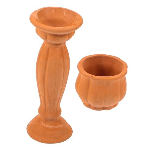 JOINPAYA Römischer Säulenblumentopf Puppenhaus Spielzeuge Vase Dekoration Basteln Blumenbank Winzige Figuren Miniaturen Von Blumentöpfen Miniaturen Zubehör Für Puppenhäuser Keramik von JOINPAYA