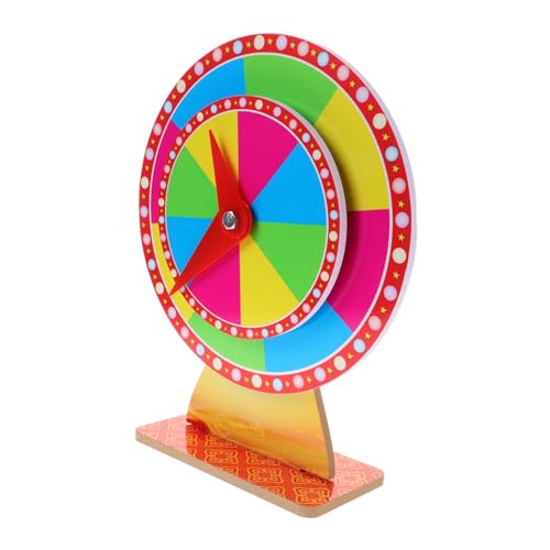 JOINPAYA Roulette-Spiel Belohnungsrad Rad Rotierendes Rad Party-preisrad Karnevalsspielrad Tombola-Rad Sich Drehendes Preisrad Karneval Dreht Rad Spielpreise Rad Tisch-preisrad PVC von JOINPAYA