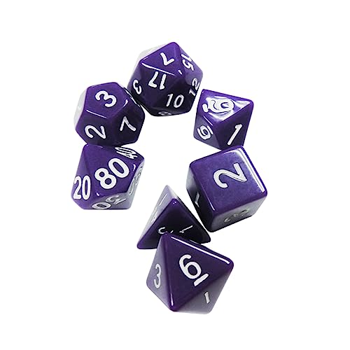 JOINPAYA Satz 4 Spiel Würfel Polyhedral dice Set Multi-Sided dice -Sided- Sided dice mehrseitige Würfel 20-seitiger Würfel von JOINPAYA