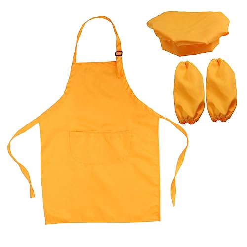 JOINPAYA Satz Kinderschürze Handschelle zum Kochen für Kinder Kinderkoch-Spielset Kinder Kochen Ärmel von JOINPAYA