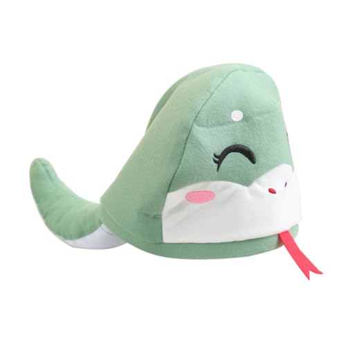 JOINPAYA Schlangenkopfmütze aus Weichem Plüsch Vielseitige Karnevalsmütze für Teenager und Erwachsene Bequeme Cosplay-kopfbedeckung Einzigartiges Design für Kostüm Themenpartys JOINPAYA Schlangenkopfmütze aus Weichem Plüsch Vielseitige Karnevalsmütze für Teenager und Erwachsene Bequeme Cosplay-kopfbedeckung Einzigartiges Design für Kostüm Themenpartys von JOINPAYA