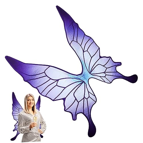 JOINPAYA Schmetterlingsflügel Schmetterlingskostüm Schmetterlingsflügel für Frauen feeflügeln Butterfly Costume Schmetterlingsflügel für Mädchen feenhafte Partydekorationen Vlies von JOINPAYA