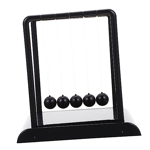 JOINPAYA Wissenschaftsspielzeug-Ornament Newton-Wiege Perlen-Ornament Schwarze Newton-Wiege Balance- Für Schreibtisch Home-Office von JOINPAYA