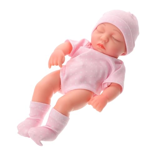 JOINPAYA Simulation Kinderpuppe Mädchen Spielzeug Spielzeug Spielzeug Puppe Kind Spielzeug Spielzeug Mini Puppen Mini Spielzeug Babys Puppen Echte Puppe Realistische Puppen Stoff Rosa von JOINPAYA