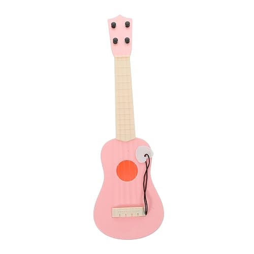 JOINPAYA Simulation Ukulele Ukulele Spielzeug Ukulele Instrument Anfänger Übung Ukulele Lernspielzeug Ukulele Für Erwachsene Musikinstrument Mini Ukulele Spielzeug Für Nylon Pink von JOINPAYA