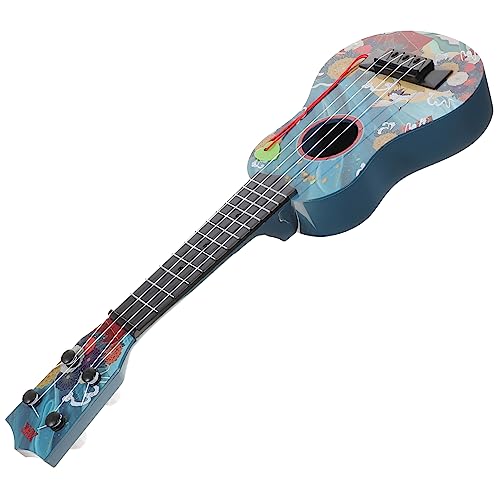 JOINPAYA Simulationsgitarre Spielzeug Pädagogisches Instrument Spielzeug Ukulele Simulation Musikinstrument Spielende Kinder Bassgitarre Mini Spielzeug Für Kinder Gitarre von JOINPAYA