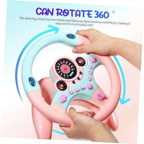 JOINPAYA Simuliertes Lenkrad für Licht Musik und Hupe Leichtes Robustes Kunststoff Lenkrad für Mädchen Jungen Realistische Fahrfunktion zur Motorik und Koordination JOINPAYA Simuliertes Lenkrad für Licht Musik und Hupe Leichtes Robustes Kunststoff Lenkrad für Mädchen Jungen Realistische Fahrfunktion zur Motorik und Koordination von JOINPAYA