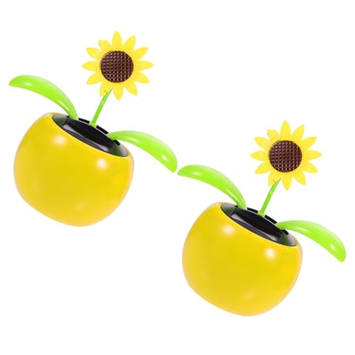 JOINPAYA Solarbetriebene Schaukel Sonnenblume für Auto Armaturenbrett Dekorative Ornament Eco- von JOINPAYA