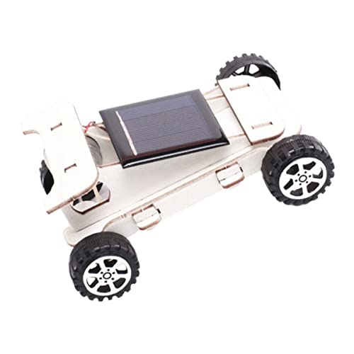 JOINPAYA Solarauto experimente Experiment sonnenenergie Auto zabawki stymulujące rozwój Toy car kinderauto selber Bauen zum Zusammenbauen hölzern Beige von JOINPAYA