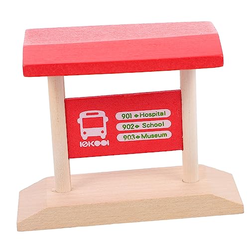 JOINPAYA Spielset für den Bahnsteig Kinderspielzeug lustiger Bahnsteigmodus DIY-Bahnsteig DIY-Eisenbahn holzspielzeug Spielzeug Zug Lustiges Bahnsteigmodell Spielbahnsteigmodell hölzern von JOINPAYA