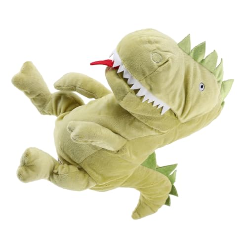 JOINPAYA Spielzeug Interaktive Handpuppe Handpuppen Für Kleinkinder 1-3 Handpuppe Für Kinder Tierpuppen Storytime Handpuppe Tierkopfpuppe Handpuppen Für Kinder Pp Baumwolle Green von JOINPAYA