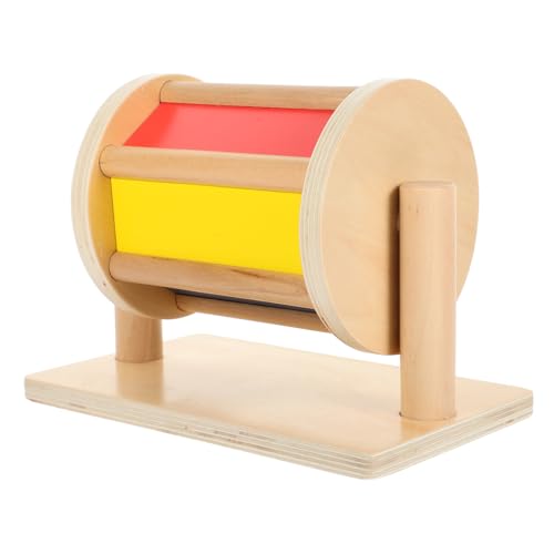 JOINPAYA Textiles Trommelspielzeug Babyspielzeug Spielzeug Für Kreative Fähigkeiten Gehirnspielzeug Textiltrommelspielzeug Kinderspielzeug Lernspielzeug Für Kinder Textiltrommelmodell Holz von JOINPAYA