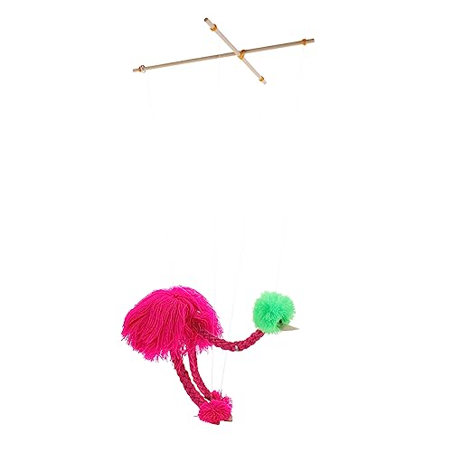 JOINPAYA Plisch Spielzeug Kind Kuscheltier Tierdesign-Marionette Für Kinderspielzeug Hühner Marionetten Heiser Giraffe Puppenaugen Spielzeuge Plüschtiere Marionette Lustige Marionette Kiefernholz von JOINPAYA