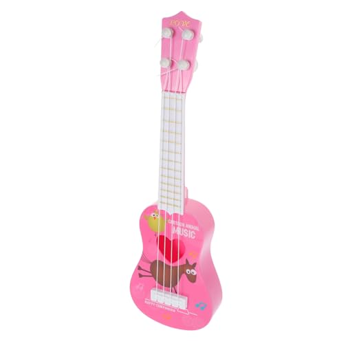 JOINPAYA Ukulele Für Kinder Ukulele-Musikinstrument Kinder-Ukulele Tragbare Ukulele Mini-gitarrenspielzeug Kleine Ukulele Tenor-Ukulele Sopran-Ukulele Kinderspielzeug Rosa Plastik von JOINPAYA