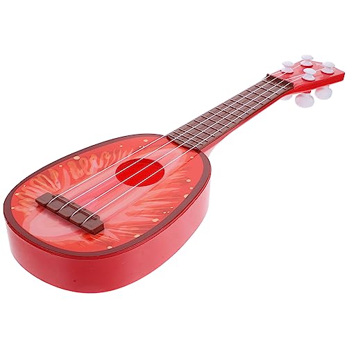 JOINPAYA Ukulele Kinder Üben Gitarre Plastikgitarre Ukulelen Für Anfänger Anfängergitarre Rot von JOINPAYA