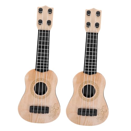 JOINPAYA Ukulele Plastik Ukulele Musikinstrument Für Kleinkinder Pädagogisches Musikspielzeug Cremefarbe Ideal Für Musikalische Frühförderung von JOINPAYA