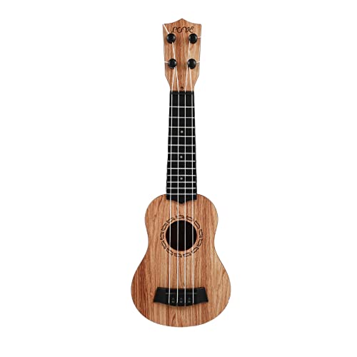 JOINPAYA Ukulele Plüschtier Kindergitarre Für Jungen Pädagogisches Musikspielzeug Gitarrenspielzeug Für Kleinkinder Gitarreninstrument Xylophon Starter-Ukulele Beige Holz von JOINPAYA