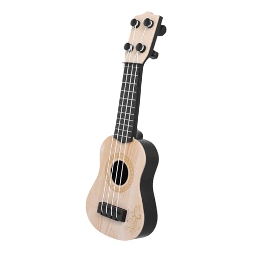 JOINPAYA Ukulele kinderinstrumente musikinstrumente für Kindergitarre für Jungen Simulations-Ukulele- Ukulele Modell Ukulele-Modell aus Kunststoff Beige von JOINPAYA