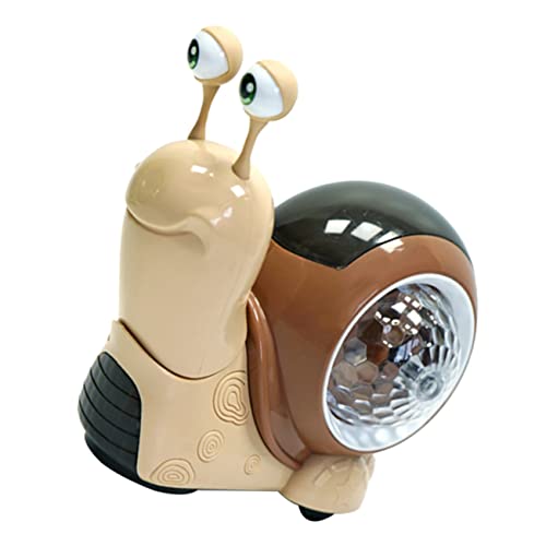 JOINPAYA 6 Monate Wedelnde Nickende Schnecke Babyspielzeug: Alt Krabbelspielzeug Krabbelschnecke Spielzeug Schnecken-babyspielzeug Krabbelndes Babyspielzeug Light Brown Abs von JOINPAYA