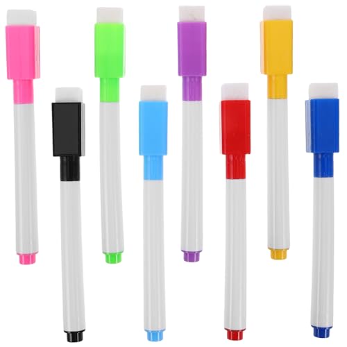 JOINPAYA Whiteboard-Stift Nasslöschstift Für Whiteboard Nasslöschmarker Für Das Message Board Tafelkreidestift Magnetischer Whiteboard-Marker Nasslöschmarker Mit Radiergummi Plastik von JOINPAYA