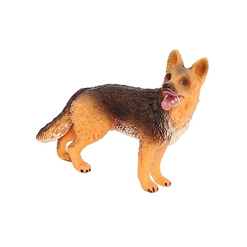 JOINPAYA Wolf-Hund-Modell Simulationshundefigur Auto-Ornament Puppenhaushund Autodekoration Miniatur-hundefiguren Lebensechte Hundefigur Tierfiguren Miniatur-hundestatuen Miniaturen Plastik von JOINPAYA