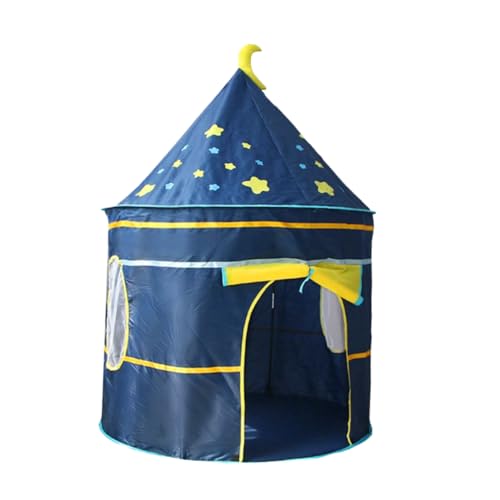 JOINPAYA Zelt kinderzelt für drinnen Tent kinderzelte Indoor Kinderzimmerzelt kindertipizelt Mädchen Spielzeug Kinderspielhaus Schlosszelt für Kinder Schloss Spielzelt Blue von JOINPAYA