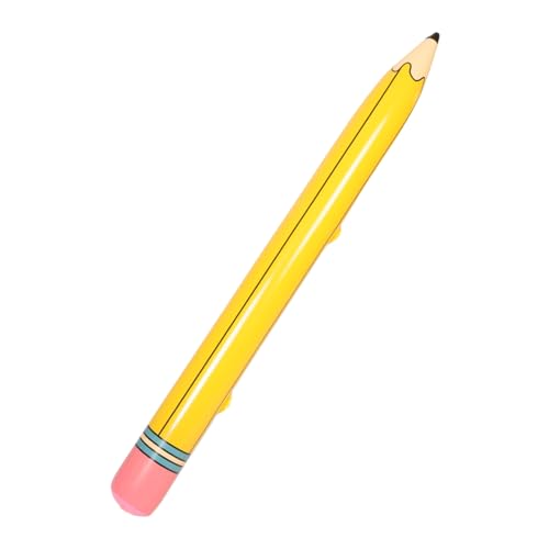 JOINPAYA aufblasbarer Bleistift aufblasbares Wanddekoration Tragbarer Bleistift Klassenzimmer Dekoration Bleistiftdekore Großes Bleistiftspielzeug Yellow von JOINPAYA