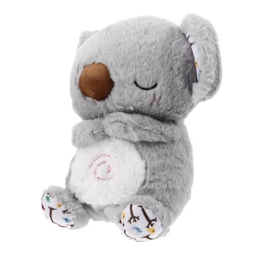 JOINPAYA -musikpuppe Koalabär-schlafschnuller Babyschlafmaschine Koala Schlafschnuller Koala Atmendes Stofftier Einschlafhilfe Für Koalabären Atmender Kolabär Plüsch Grey von JOINPAYA