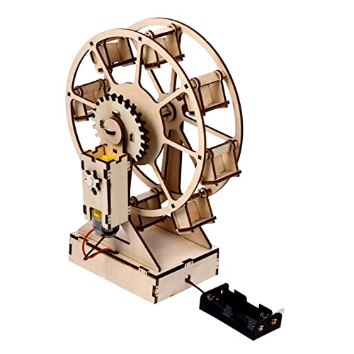 JOINPAYA zusammengebaute Modellverzierungen 3D-Puzzles für mechanisches Modellspielzeug interaktives kinderspielzeug Toys 3D-Rätsel Holzverzierung selber Machen Motor- von JOINPAYA