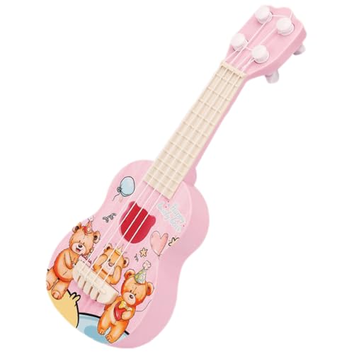 Simulation Gitarre Gitarre Musikinstrument Spielzeuggitarre Für Kinder Gitarreninstrumente Früherziehung Ukulele Spielzeug Minigitarre Kind Minigitarre Spielzeug Mini Ukulele JOINPAYA von JOINPAYA