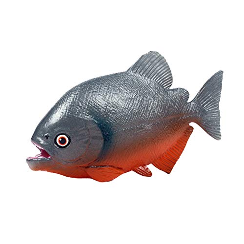 FLORMOON Realistisch Tierfiguren - Pretend Spielen Piranha - Lernspielzeug Weihnachten Geburtstag Geschenk Cake Topper Lehrer Belohnungen für Kinder Kinder von JOKFEICE