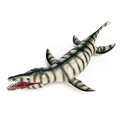 JOKFEICE Dinosaurier Spielzeug Realistic Plastic Streifen Kronosaurus Science Project, Learning Educational Toys, Birthday Gift, Cake Topper for Kids Toddlers(Beweglicher Mund) von JOKFEICE