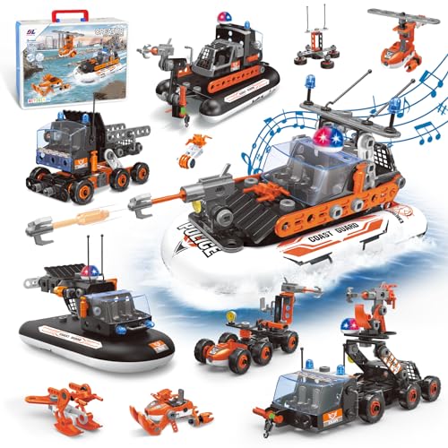 JONRRYIN Konstruktionsspielzeug für Kinder, 5-in-1 Engineering Spielzeug, Bausteine Pädagogische Lernspielzeug mit Lichtern und Musik, Bauspielzeug Ingenieurspielzeug kreatives Set für Kinder (172Pcs) JONRRYIN Konstruktionsspielzeug für Kinder, 5-in-1 Engineering Spielzeug, Bausteine Pädagogische Lernspielzeug mit Lichtern und Musik, Bauspielzeug Ingenieurspielzeug kreatives Set für Kinder (172Pcs) von JONRRYIN