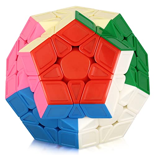 JOPHEK Zauberwürfel Megaminx, Megaminx Cube 3x3 Speed Cube Magischer Würfel Dodekaeder, Easy Twist and Gentle Play (Keine Aufkleber) von JOPHEK