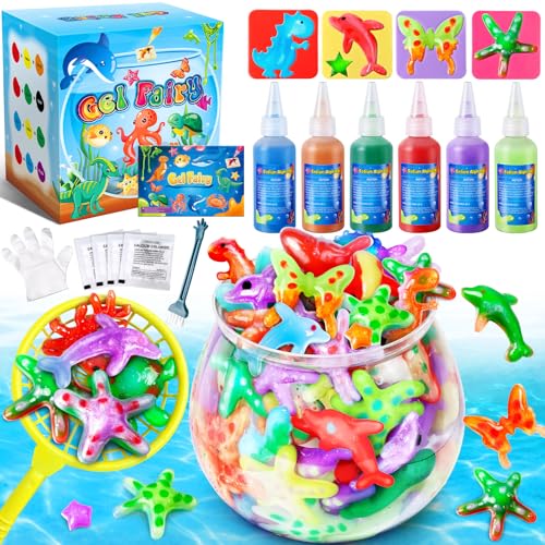 JOPSHEEN 6 Flaschen DIY Wasser Gel , Magische Wasser Kreatives Geschenk für Mädchen, Handgemachtes Wasserspielzeug für Kinder von JOPSHEEN