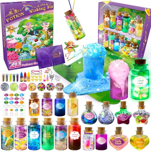 JOPSHEEN Kreative Geschenk für Kinder, DIY 20 Zaubertrank Bastelset, Experimente Spielzeug Für Kinder von JOPSHEEN