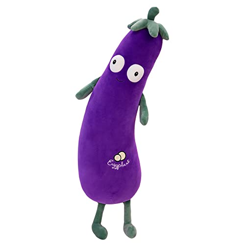 Große Simulation Mr. Eggplant Puppe, Schlafkissen, Plüsch-Spielzeug, 90 cm von JOSON