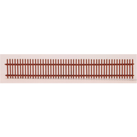 JOSWOOD 25028 H0 Lattenzaun rot von JOSWOOD