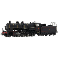 JOUEF HJ2406 H0 Dampflok 140 C 38 schwarz-rot, SNCF, Ep. III von JOUEF